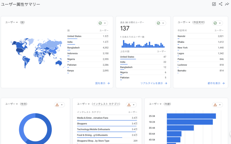 Demographic report in Google Analytics 4 - 3