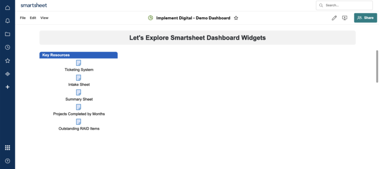 Smartsheetのダッシュボードで使用可能なウィジェットの紹介_手動スクリーンショット 3