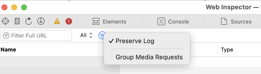 Preserve Logもできる3